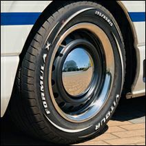 NV350 キャラバン 純正15インチホイール装着車専用 カスタムセンターハブキャップ＆トリムリングセット