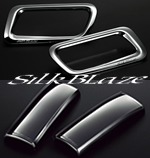 アルファード30系用 SilkBlaze クロームドアベゼル&ハンドルカバーセット