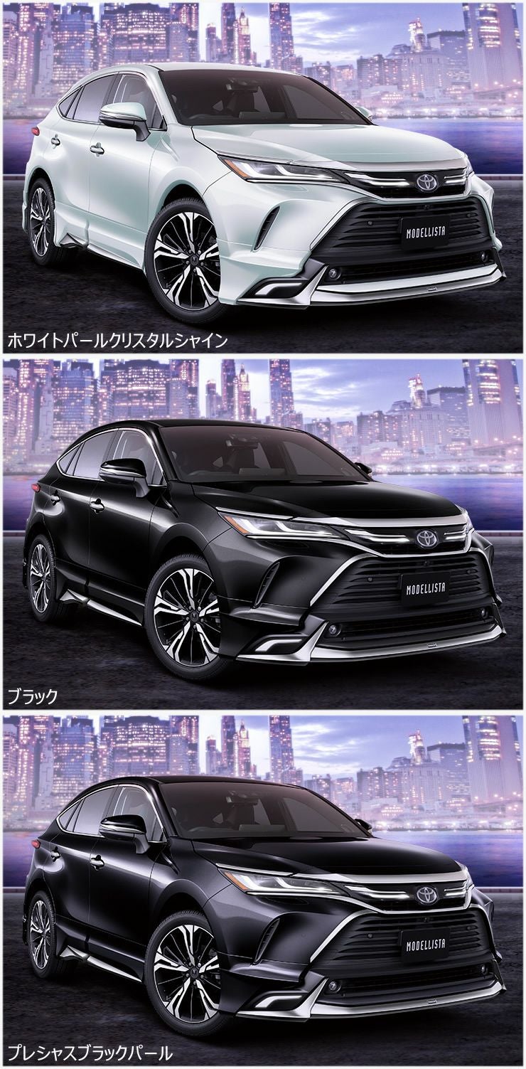 ハリアー80系専用 モデリスタ フロントスポイラー(GRAN BLAZE STYLE 