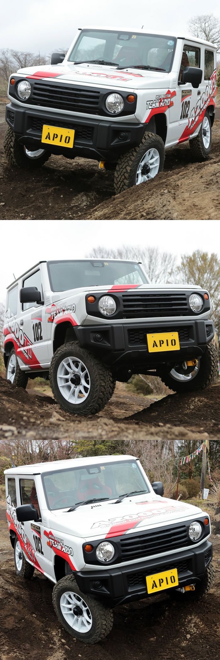 ジムニーシエラ JB74専用 APIO タクティカルフロントグリル を販売中