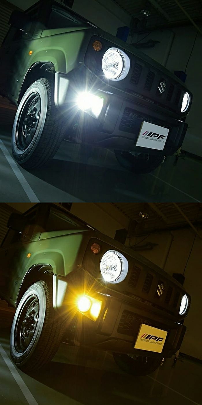 ジムニーシエラ JB74専用 IPF LEDデュアルカラーフォグランプバルブ を