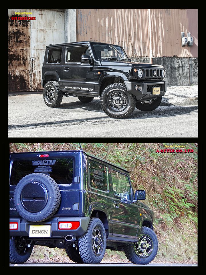 ジムニーシエラ JB74専用 クリムソン デーモン 16インチホイール 