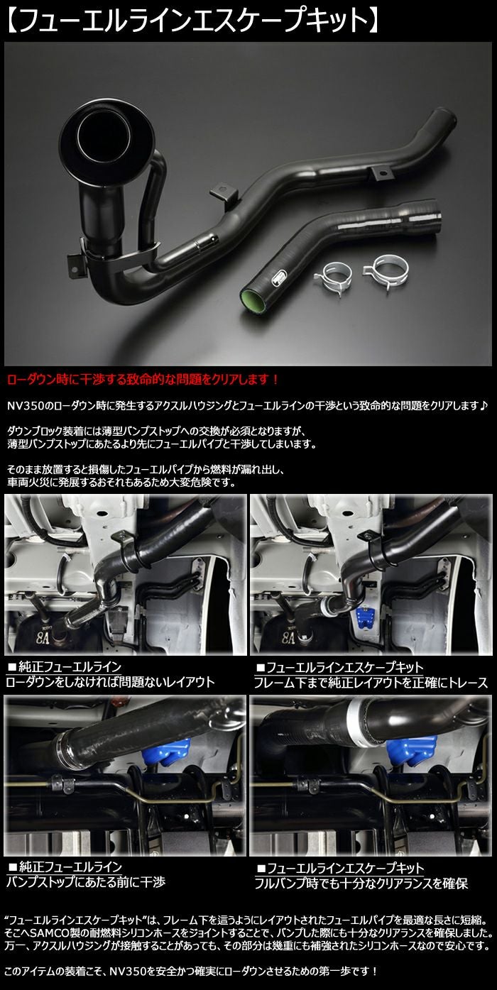 NV350 キャラバン専用 BodyLine ローダウンフルキット を販売中