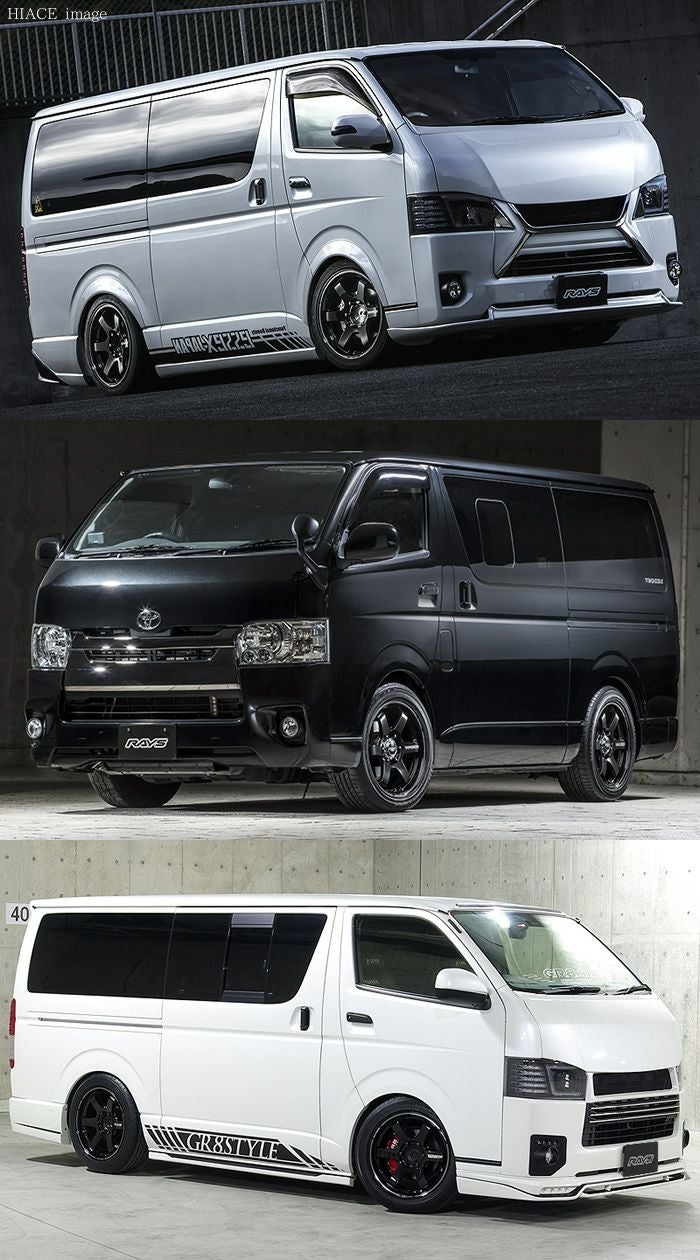 NV350 キャラバン用 ホイール＆タイヤセット(レイズ ボルク TE37SB PW 