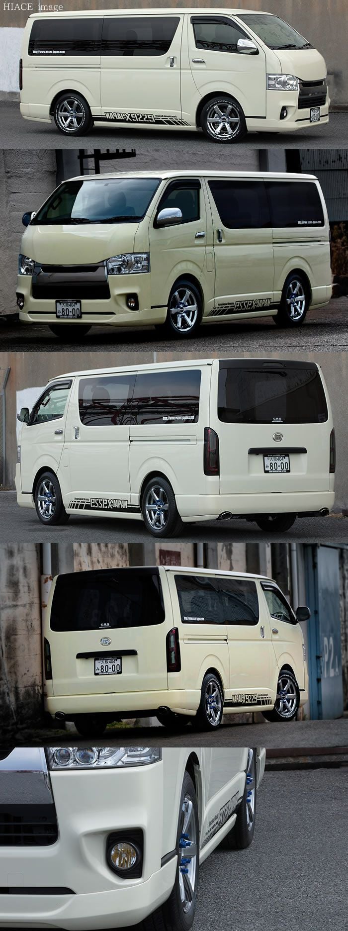NV350 キャラバン用 ホイール＆タイヤセット(ESSEX EC-17/17インチ) を