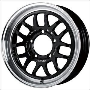 ジムニー、シエラ用 RAYS A-LAP-J 16インチホイール RAYS レイズ A-LAP-J 16インチ 6.0J ブラックリムDC エーラップジェイ