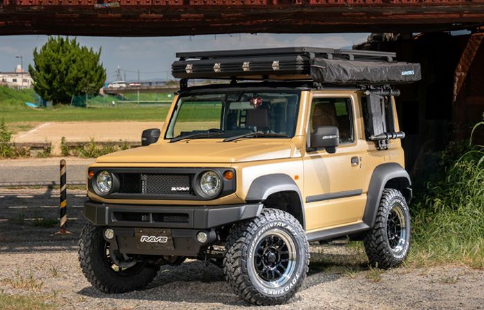 ジムニーシエラ JB74専用 レイズ エーラップ-07X(ブラック) 16インチ