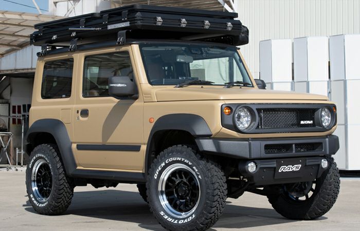 ジムニーシエラ JB74専用 レイズ エーラップ-07X(ブラック) 16インチ