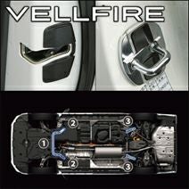 ヴェルファイア40系専用 TRD GRドアスタビライザー＆ブレースセット を