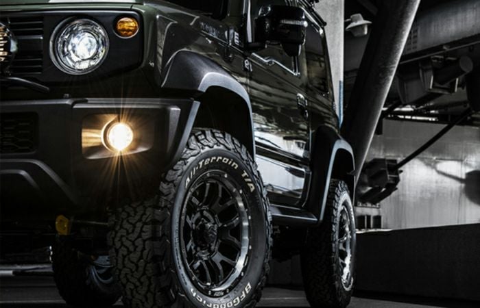 ジムニーシエラ JB74専用 レイズ チームデイトナ F6ブースト(ブラック