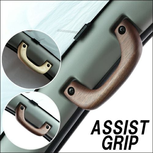 NV350 キャラバン専用 CRAFTPLUS 木製アシストグリップ (Aピラー左右