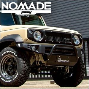 ジムニーノマド JC74専用 CARSTYLE 2LEDゼロフロントバンパー＆BRAWLER