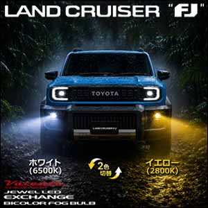 ランドクルーザーFJ専用 ヴァレンティ LEDフォグランプバルブ (バイ